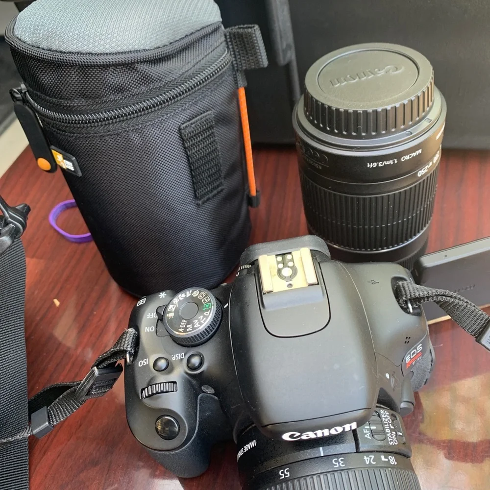 Complete Set Canon Camera with Extra Lens
